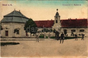 1918 Bród, Nagyrév, Slavonski Brod, Brod na Savi; Kasarnia / Kaserne / laktanya / Militärkaserne (EK...