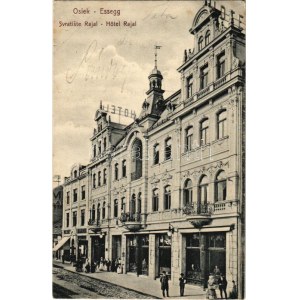 1906 Eszék, Essegg, Osijek; Svratiste Rajal / szálloda / hotel (EK)