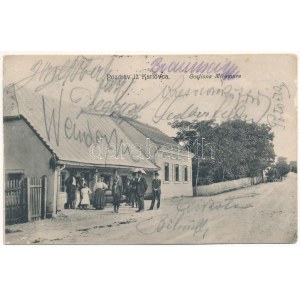 1910 Károlyváros, Karlovac ; Gostiona i Kuglana Miramare F. Potock / vendéglő és tekepálya ...