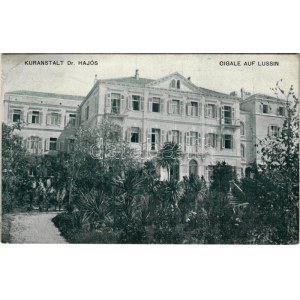 1912 Mali Losinj, Lussinpiccolo; Cigale, Dr. Hajós szanatórium / Kuranstalt / Cikat, Sanatoriumsbad (EK...