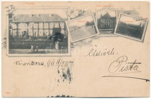 1899 (Vorläufer) Verőce, Virovitica; Perivoj, Ljekarna, Zrinjski trg, Izrael. Cogomolja, Vojarna / gyógyszertár...