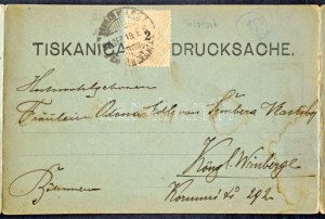 1898 (Vorläufer) Zagabria, Agram; este. 4-részes kinyitható panorámalap / notte. Panoramacard a 4 piastrelle pieghevoli ...