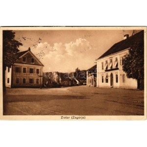 1936 Zlatar (Zagorje), náměstí (EK)