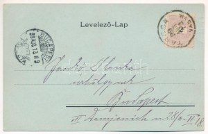 1899 (Vorläufer) Tarcsa, Bad Tatzmannsdorf ; gyógyudvar, Anna fürdő, Karolina Villa, Miksa forrás, este...