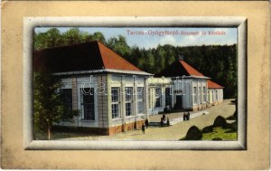 1912 Tarcsa, Tarcsafürdő, Bad Tatzmannsdorf; Éttermek és kávéház. Brüder Farkas kiadása / Restaurants und Cafe (EK...