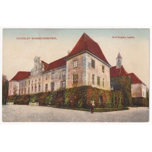 1914 Muraszombat, Murska Sobota ; Gróf Szapáry vár. Balkányi Ernő kiadása / château