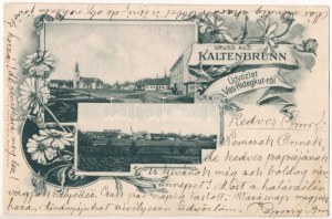 1901 Vashidegkút, Vas-Hidegkút, Kaltenbrunn, Cankova; Fő tér, templom. Senefelder Graz, Georg Vogler kiadása ...