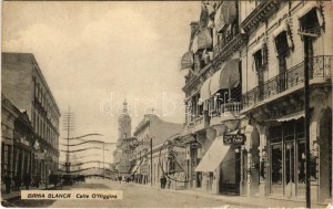 Bahía Blanca, Calle O'Higgins / widok ulicy, kawiarnia i bar 