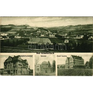 1933 Bad Schallerbach, Schallerbacherhof, Sprudel, Hotel Austria / spa, sparkling water, hotel (small tear...