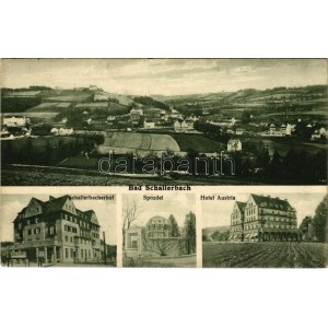1933 Bad Schallerbach, Schallerbacherhof, Sprudel, Hotel Austria / spa, eau gazeuse, hôtel (petite déchirure...