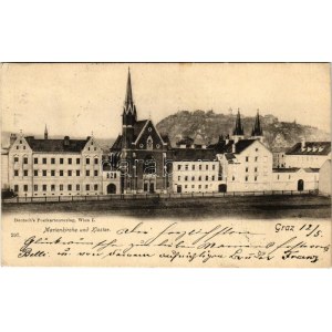 1900 Graz, Marienkirche und Kloster