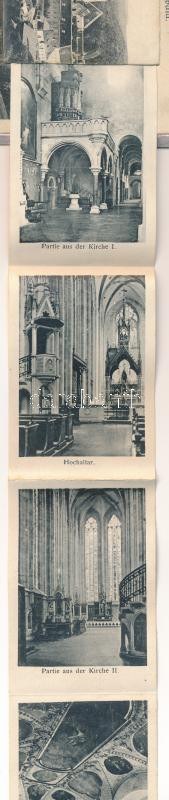 Heiligenkreuz im Wienerwald - dickes Holzleporello mit 12 Bildern