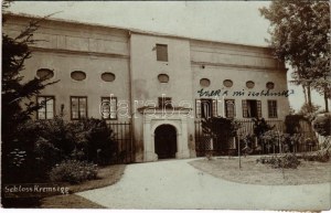 1908 Kremsmünster, Castello di Kremsegg, Sibi et Amicis / castello. foto (fl)