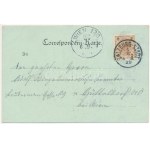 1899 (Vorläufer) Salzburg, Gruß vom Franziski-Schlössl auf dem Kapuzinerberge. litho (EB)