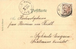 1898 (Vorläufer) Sankt Florian, Zillys Burg, Stiegen Haus, Schloss Hohenbrunn / hrady a zámky...