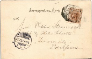 1898 (Vorläufer) Semmering, Gasthaus Erzherzog Johann / inn. Druck v. Franz Schöler (EK)