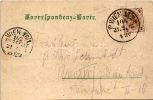 1898 (Vorläufer) Tirol, Künstler-Postkarte der Meggendorfer Blätter No. 2. / Folclore tirolese. Art Nouveau, litografia...