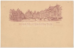 1892 (Vorläufer) Wien, Vienna, Bécs; International Musik- und Theater Ausstellung, Altwien ...