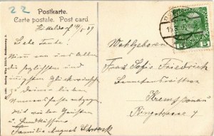 1909 Wiedeń, Wiedeń, Bécs XVI. Vogeltenwiese, Kaiser Jubiläums Warte / wieża widokowa