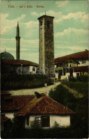 1911 Foca, Sat i kula / clock tower + 