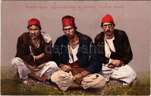 Sarajevo, Bosansk cigani / Zigeunerkleeblau aus Bosnien / Uomini zingari bosniaci