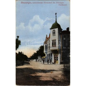 1918 Dobrich, Bazargic (Romania between 1913-1940); Administratia Financiara, Strada Principele Ferdinand ...