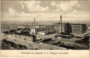 Chrudim, Továrna na topánky F.L. Popper. Rozsírovacia stavba 1925 / shoe factory (fl)