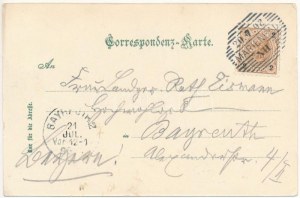 1899 (Vorläufer) Marienbad, Marienbad; Café-Restaurant Ahn. Hermann Poy (EK)