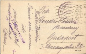 1915 Ołomuniec, Olmütz; Kino Edison, A. Auerbach Konfektion, Willy Weise Konditorei / kino, sklepy, cukiernia (EK) ...