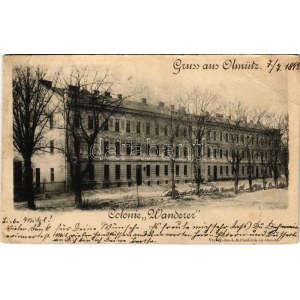 1899 (Vorläufer) Olomouc, Olmütz; Colonia Wanderer / colonia (danni da umidità)
