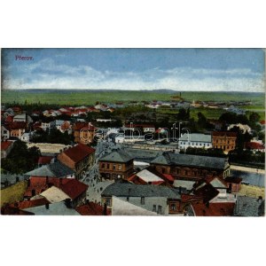Prerov, Prerau ; vue générale, vue de la rue