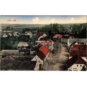 Smidary, Smidar ; cukrarstvi / vue générale, vue de la rue, confiserie. F.Z.P. 1882/II.