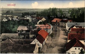 Smidary, Smidar; cukrarstvi / general view, street view, confectionery. F.Z.P. 1882/II.
