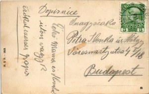 1910 Tabor, Námestí / plac, rynek, sklepy, kościół. M. S. P. -1813. (EK)