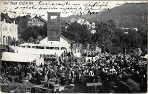 1915 Velké Hamry, Hor. Hamr.; Nedelní trh / market (EK)