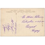 1924 Kobe, Motomachi Sanchome / vista della strada, negozi, Sakaeya &amp; Co. Vecchi francobolli e cartoline (EK)