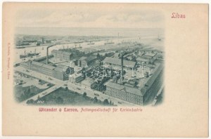 Liepaja, Libau; Wicander & Larson Actiengesellschaft für Korkindustrie / továrna na korek