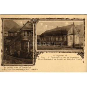 Bialystok, La naskig-domo de Zamenhof, La lagdomo de Dro. L. L. Zamenhof autoro de Esperanto ...