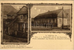 Bialystok, La naskig-domo de Zamenhof, La lagdomo de Dro. L. L. Zamenhof autoro de Esperanto ...