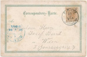 1898 (Vorläufer) Bielsko-Biala, Bielitz ; Sparkasse, Kurort Bystrai, Stadttheatre, Louisenthal, Clementinenhütte u...