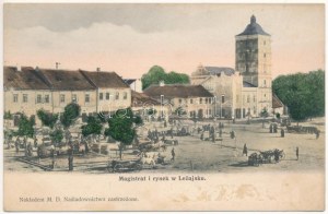 Lezajsk, Magistrat i rynek / Rathaus, Marktplatz (Klebepunkte)