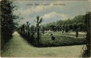 1915 Lódz, Parco Helenów, Aleja boczna (EK)
