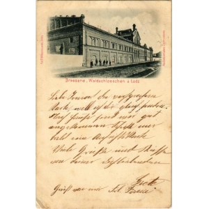 1898 (Vorläufer) Lódz, Brasserie Waldschloeschen. Fot. B. Wilkoszewski / brasserie (fa)
