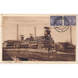1932 Myslowice, Myslowitz (Ober-Schlesien); Kopalnia / Bergwerk (fl)