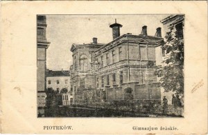 1915 Piotrków Trybunalski, Gimnazjum zenskie / école de filles + 
