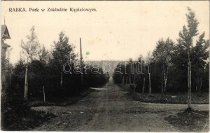 Rabka-Zdrój, Park w Zakladzie Kapielowym / kúpeľný park (fl)