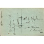 1919 Skalmierzyce, dworzec / Bahnhof / railway station (creases)