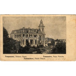 1915 Tomaszów Mazowiecki, Tomaschow; Zabytkowy Palac Moritza Piescha / palace (small tear)