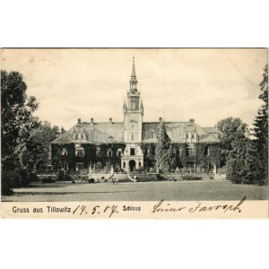 1907 Tulowice, Tillowitz; Schloss / castle (fa)