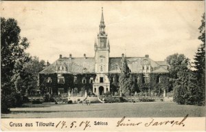 1907 Tulowice, Tillowitz; Schloss / Burg (fa)